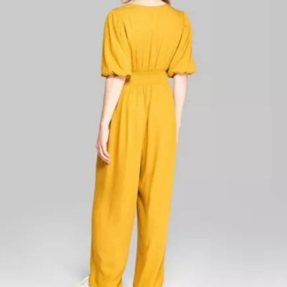 NWT Yellow Jumpsuit - Picture 6 of 6
